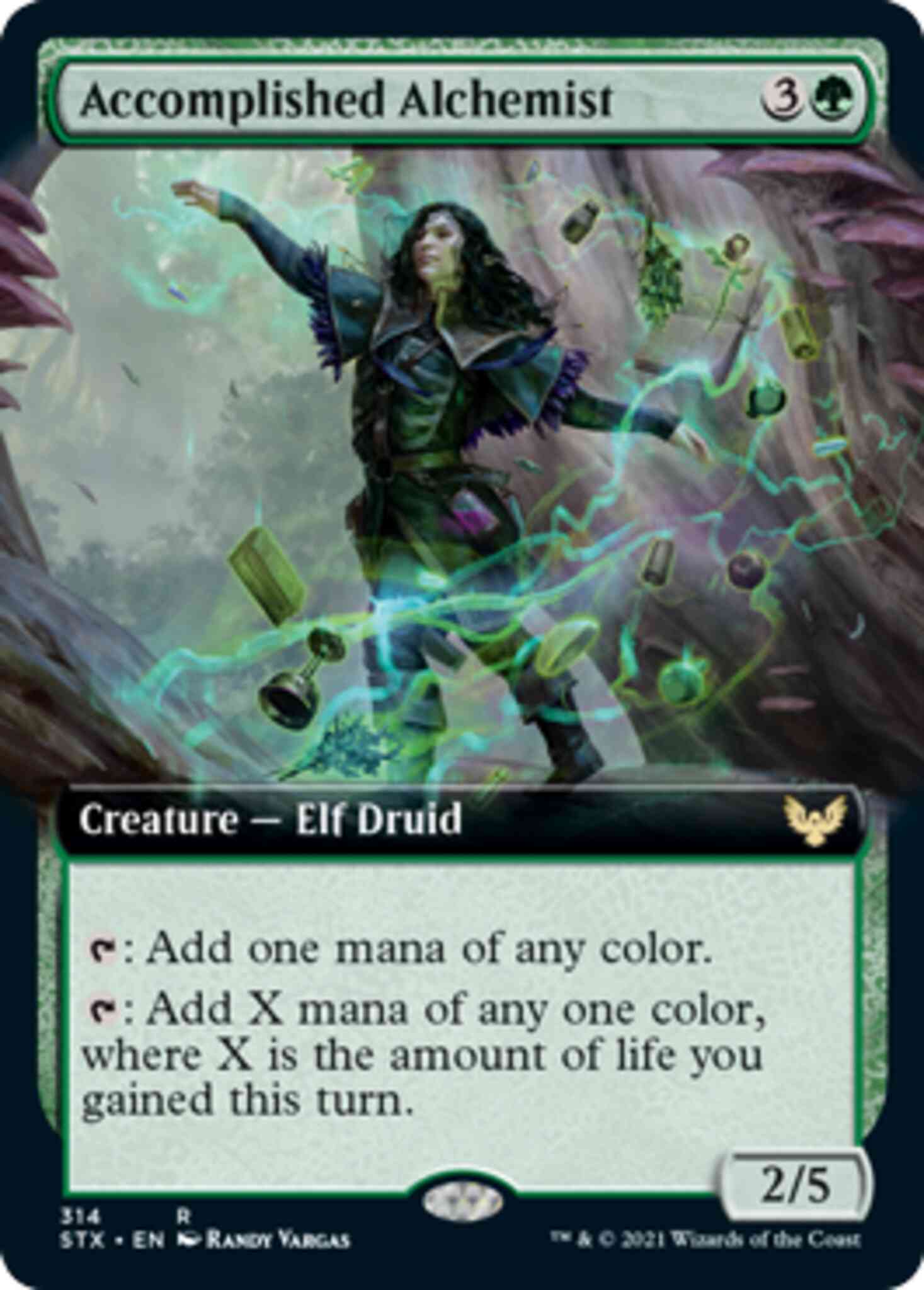Accomplished Alchemist [314] [Extended Art] [Strixhaven: School of Mages] [Non-Foil]