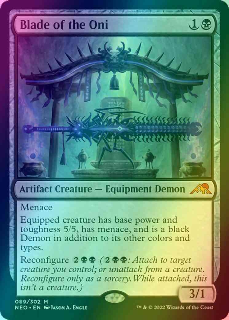 Blade of the Oni [89] [Kamigawa: Neon Dynasty] [Foil]