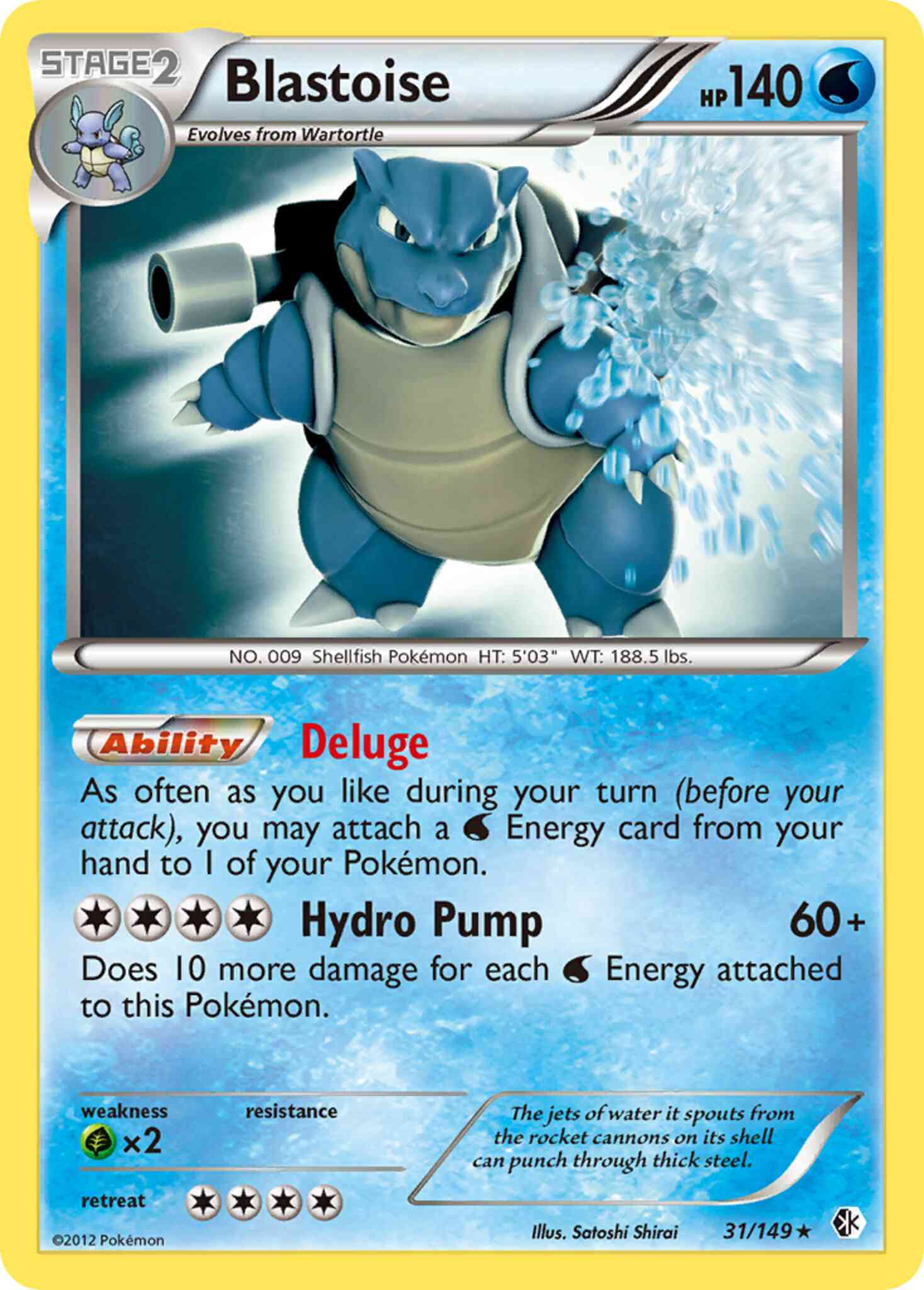 Blastoise - 31/149 - Rare Holo [bw7-31] [Holo]