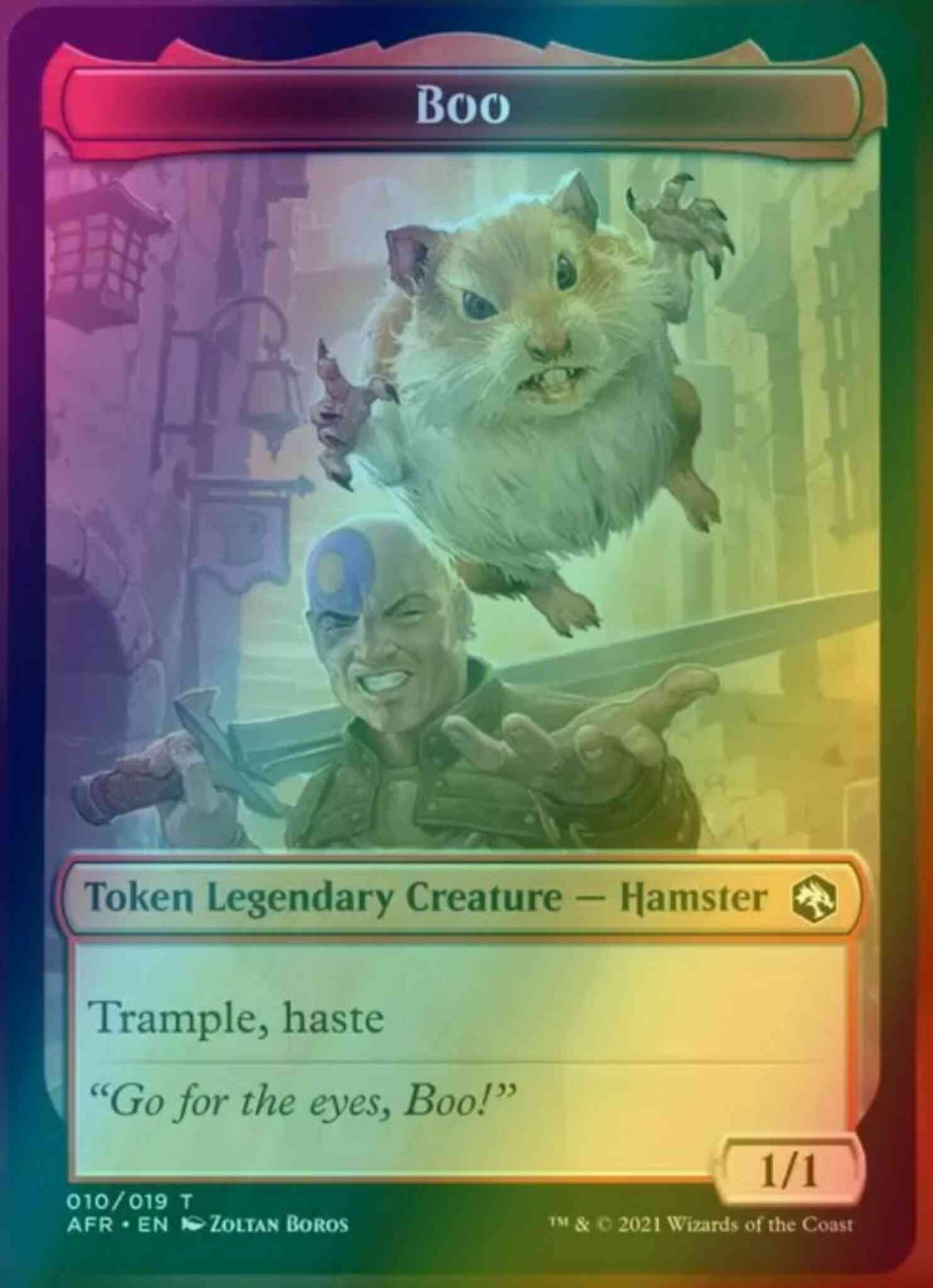 Boo Token (10) // Treasure Token (15) [Adventures in the Forgotten Realms: Tokens] [Foil]