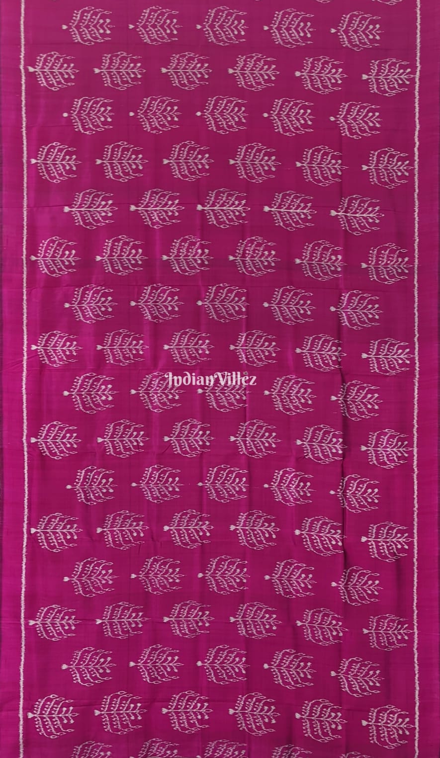 Magenta Odisha Ikat Contemporary Silk Saree