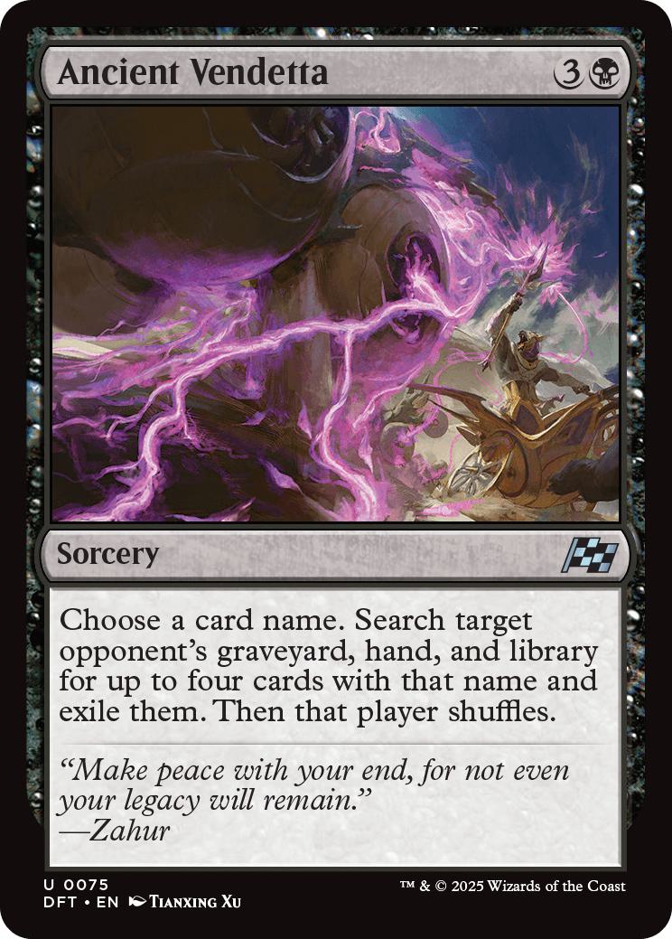 Ancient Vendetta [75] [Aetherdrift] [Non-Foil]