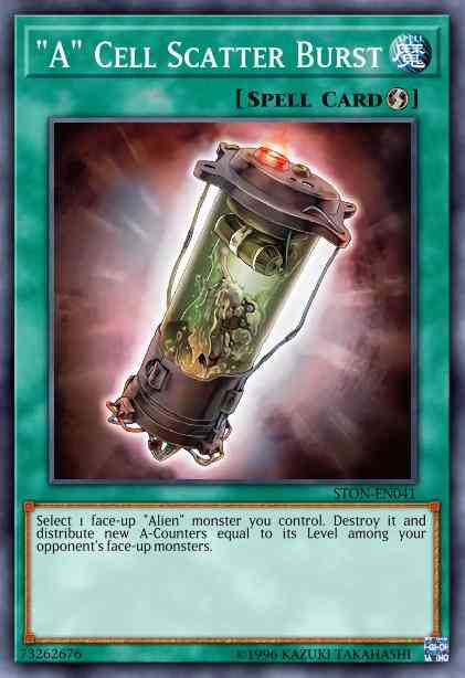 "A" Cell Scatter Burst - STON-EN041 - Common - 1st Edition
