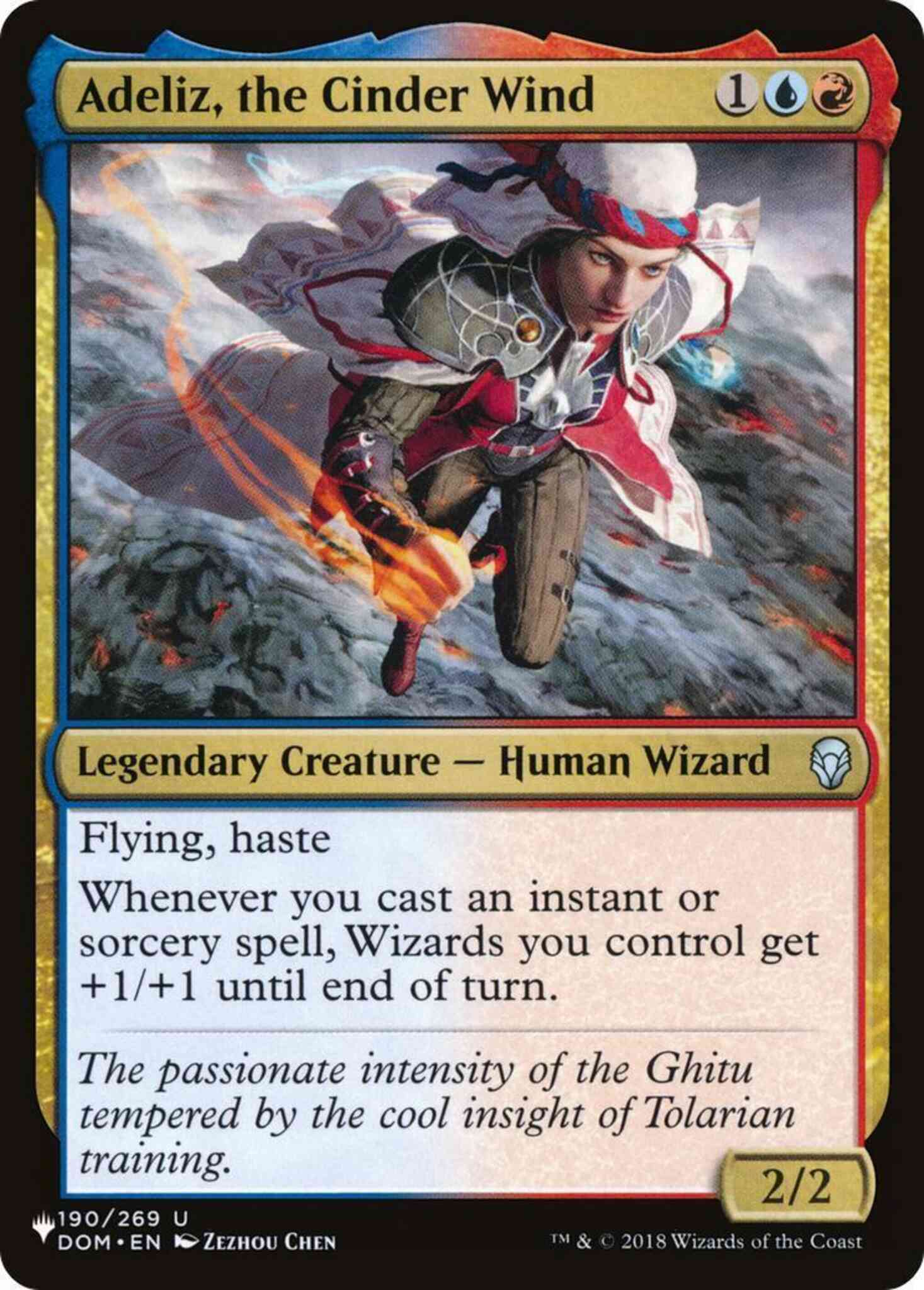 Adeliz, the Cinder Wind [DOM-190] [The List] [Non-Foil]