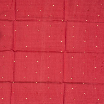 Dark Grey Handloom Tussar Silk Saree With Printed Peacock Motifs