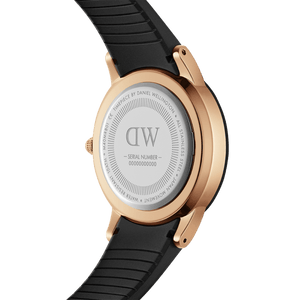 Iconic Link Motion Black & Rose Gold 32mm