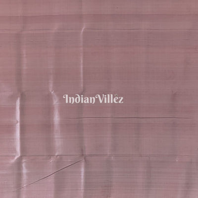 Maroon Single Flower Motif Siminoi Silk Saree