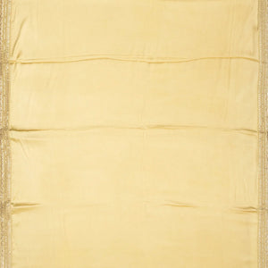 Taupe Woven Viscose Saree With Embroidered Motifs