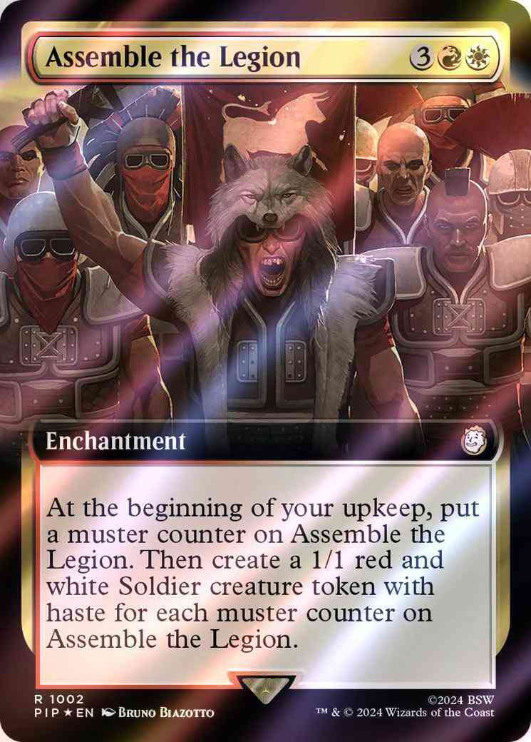 Assemble the Legion [1002] [Extended Art] [Fallout] [Surge Foil]