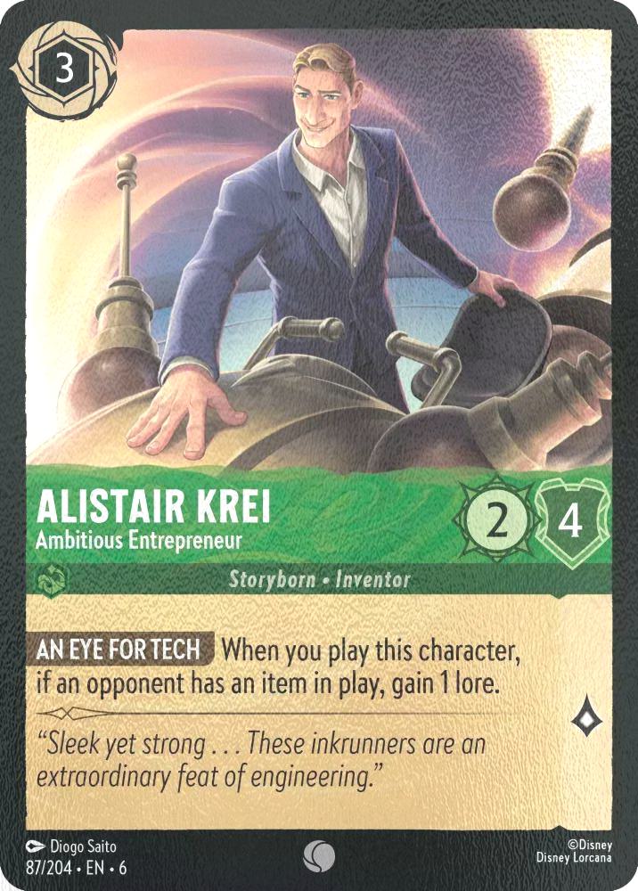 Alistair Krei - Ambitious Entrepreneur - 87/204 [Azurite Sea] [Cold Foil]
