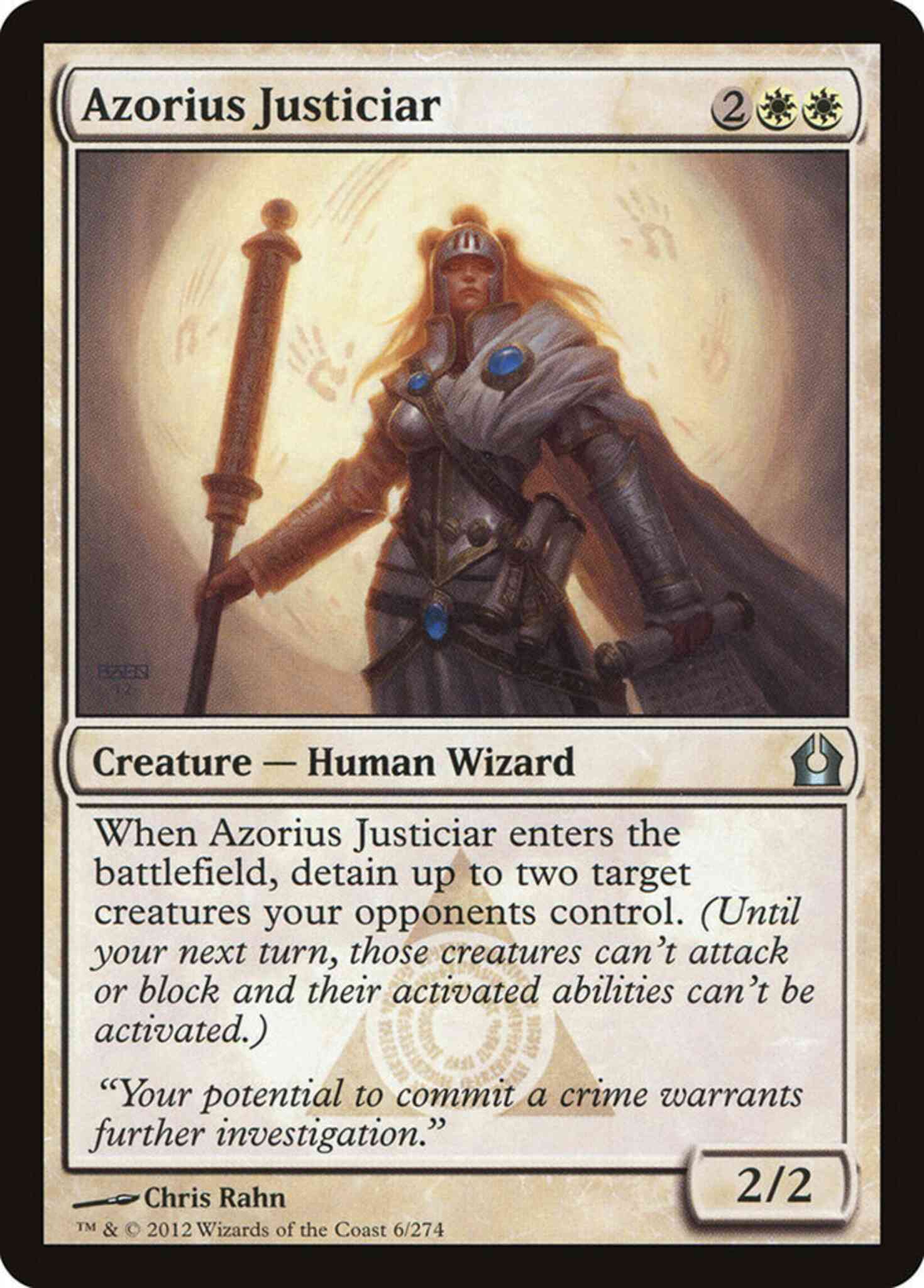 Azorius Justiciar [6] [Return To Ravnica] [Non-Foil]