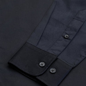 Black Embellished Slim Fit Shirt