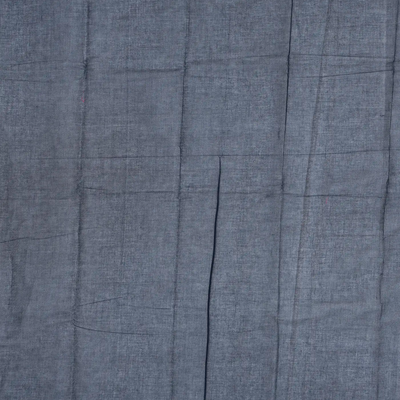 Navy Blue Handloom Rasipuram Cotton Saree With Temple Buttas