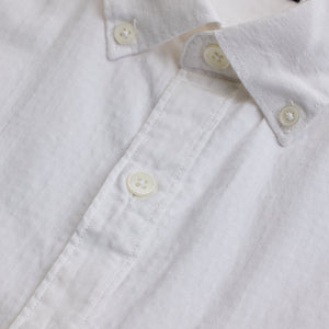 White Self-Design Shirt