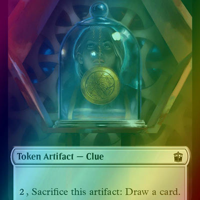 Alien Angel Token (11) // Clue Token (23) [Universes Beyond: Doctor Who: Tokens] [Foil]