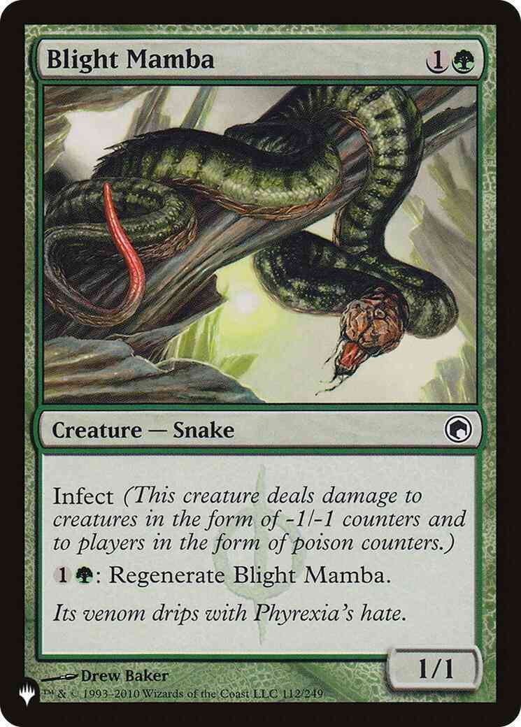 Blight Mamba [SOM-112] [The List] [Non-Foil]
