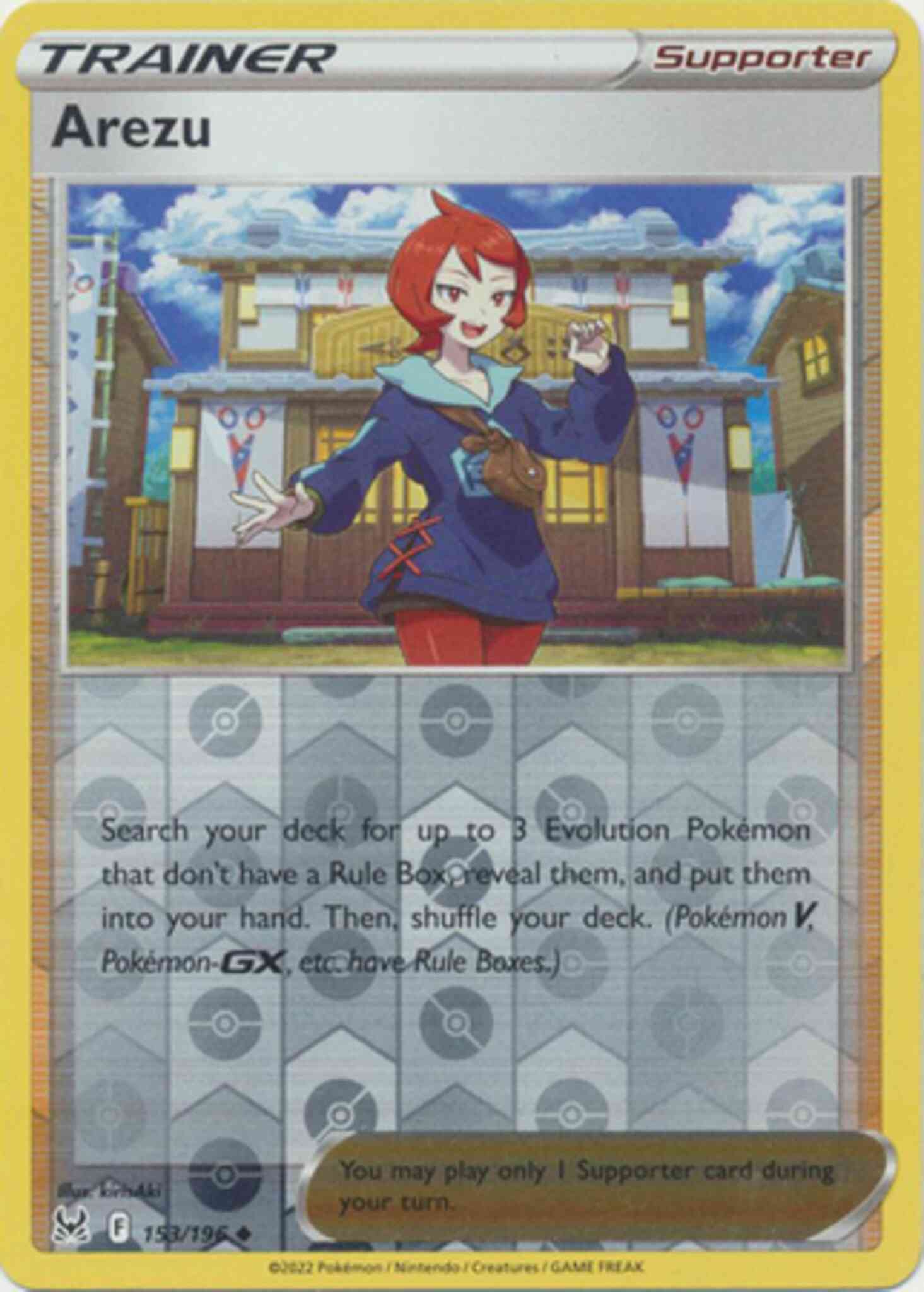 Arezu - 153/196 - Uncommon [swsh11-153] [Reverse Holo]