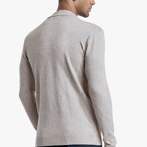Grey Knitted Sweatshirt