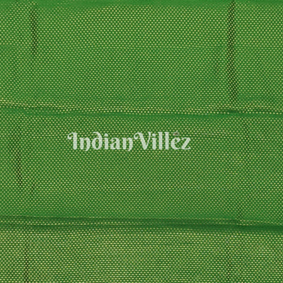 Army Green Zari Woven Banarasi Tissue Saree