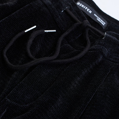 Black Corduroy Relaxed Fit Trousers