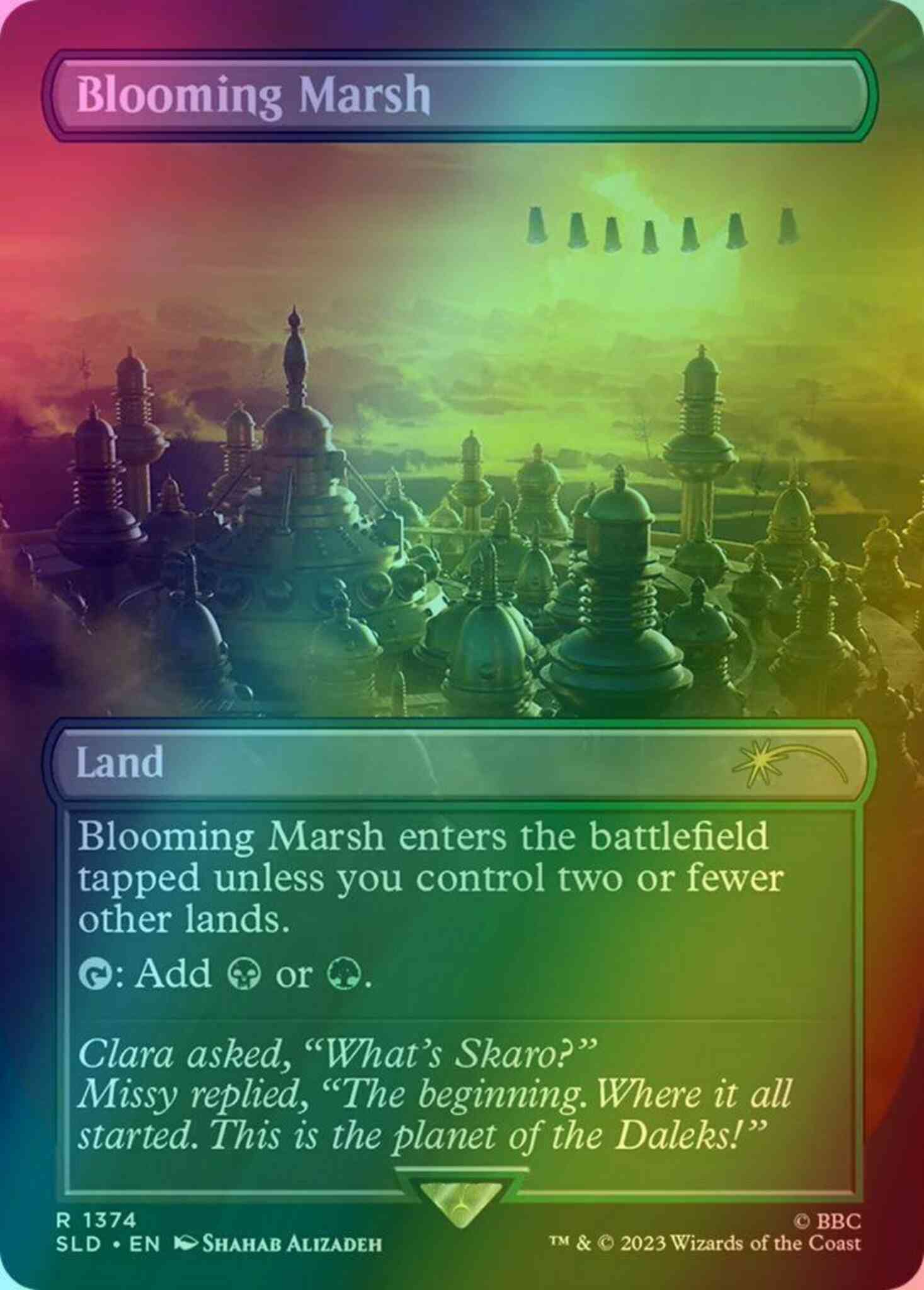 Blooming Marsh [1374] [Borderless] [Doctor Who: Dalek Lands] [Secret Lair Drop] [Foil]