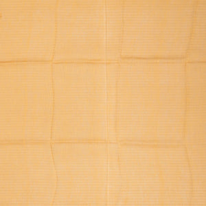 Beige Handwoven Linen Saree Printed With Flower Motifs