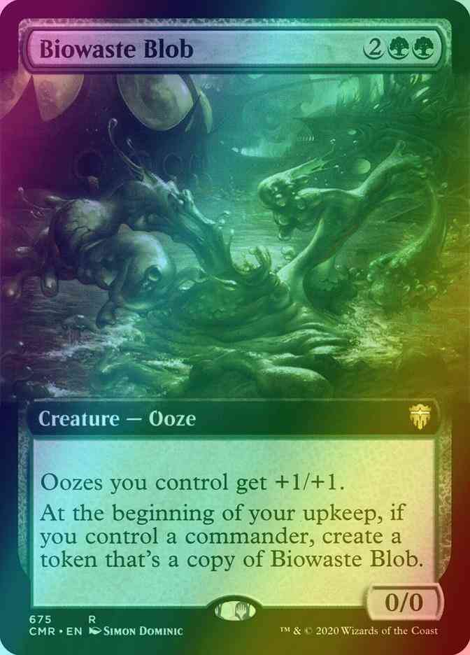Biowaste Blob [675] [Extended Art] [Commander Legends] [Foil]