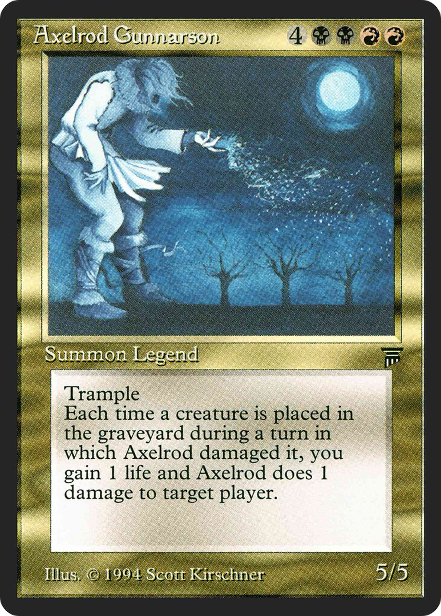 Axelrod Gunnarson [219] [Legends] [Non-Foil]