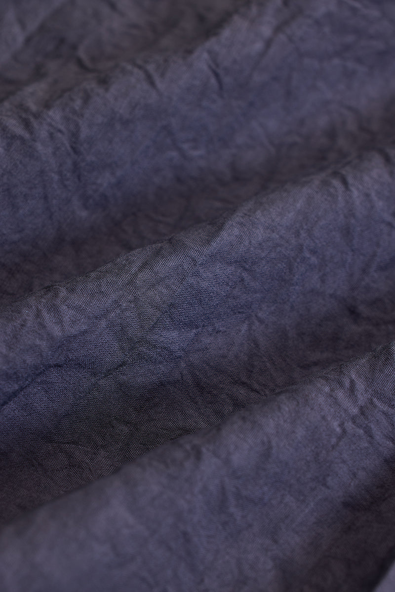 Charcoal Grey Crinkle Shirt