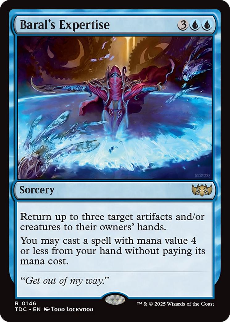 Baral's Expertise [146] [Tarkir: Dragonstorm: Commander] [Non-Foil]
