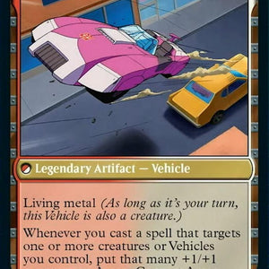 Arcee, Sharpshooter // Arcee, Acrobatic Coupe [7] [Universes Beyond: Transformers] [Non-Foil]