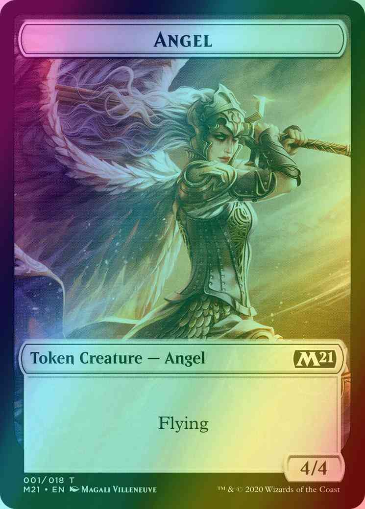 Angel Token (01) // Griffin Token (03) [Core Set 2021 Tokens] [Foil]