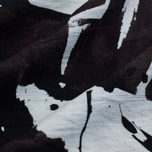 Black Textured Abstract Shirt