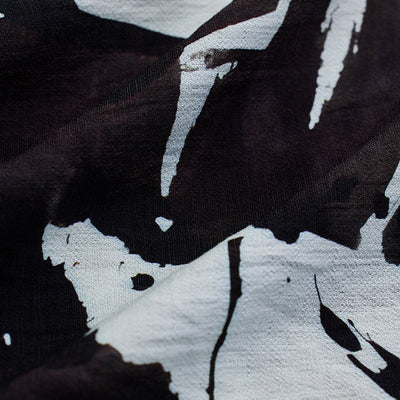 Black Textured Abstract Shirt