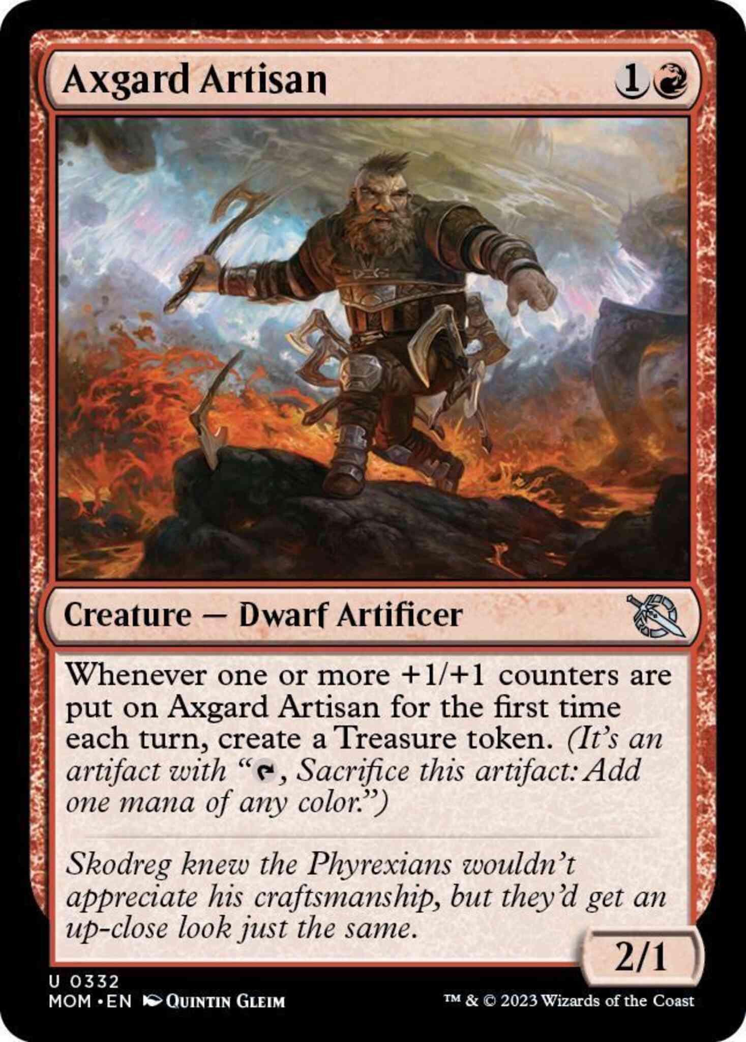 Axgard Artisan [332] [Jumpstart Exclusive] [March of the Machine] [Non-Foil]