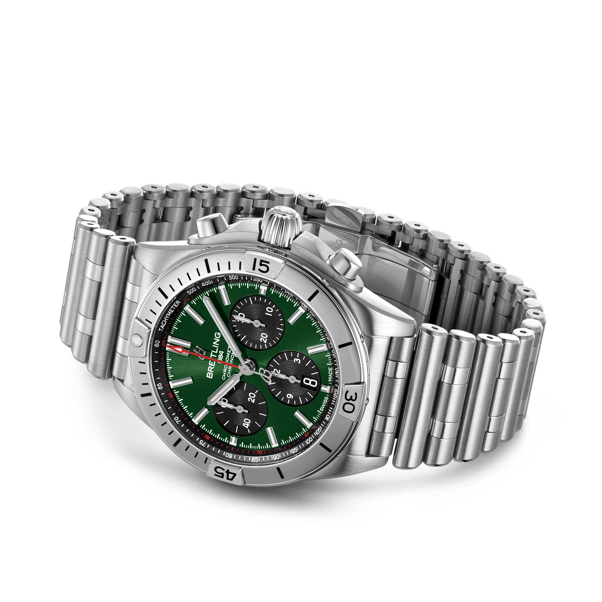 Breitling Chronomat B01 Green Dial Men 42mm