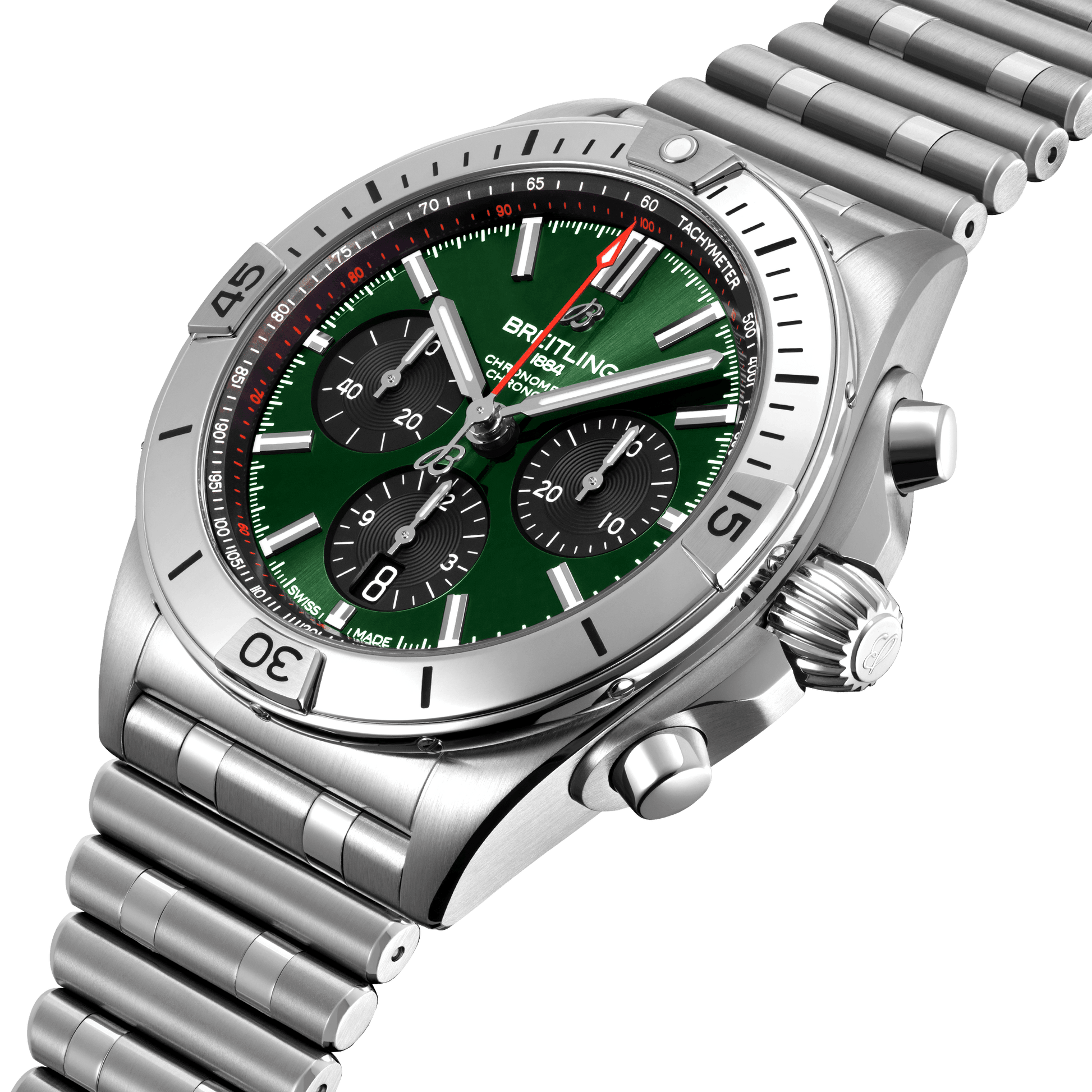 Breitling Chronomat B01 Green Dial Men 42mm