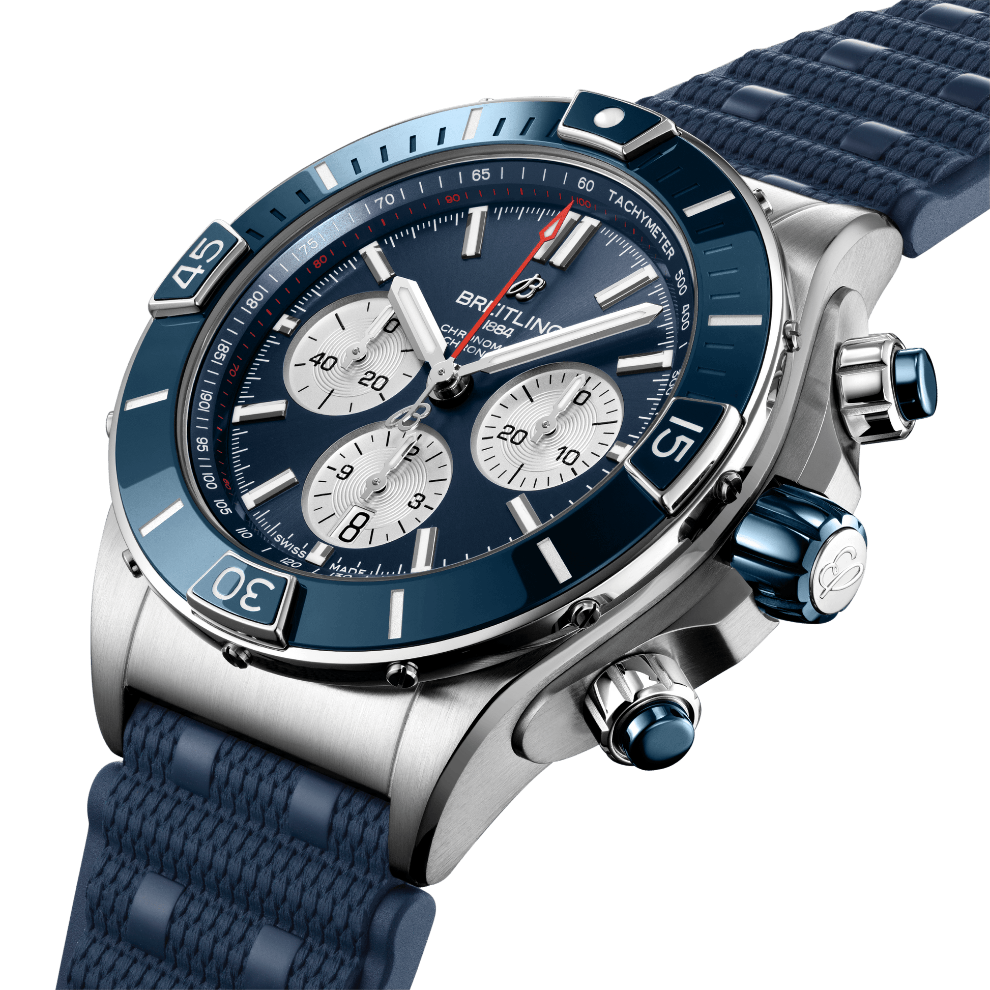 Breitling Super Chronomat B01 Blue Dial Men 44mm