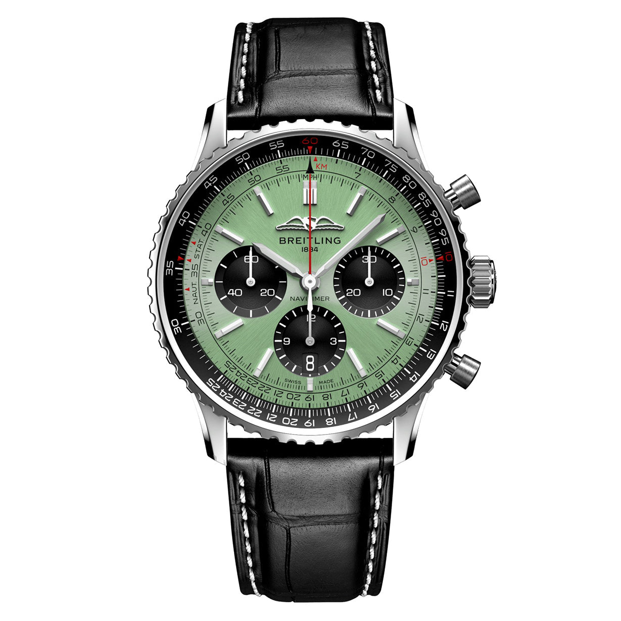 Breitling Navitimer B01 Green Dial Men 43mm