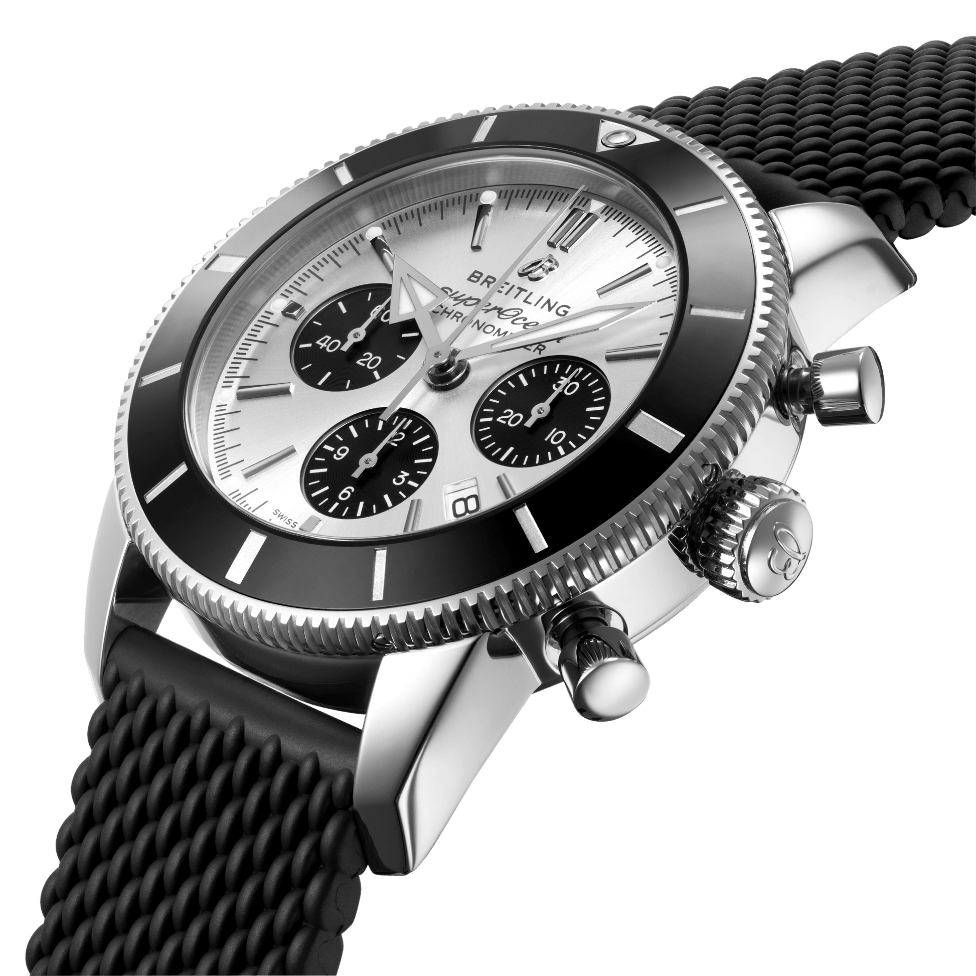 Breitling Superocean Heritage B01 Silver Dial Men 44mm
