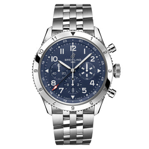Breitling Super Avi Blue Dial Men 46mm