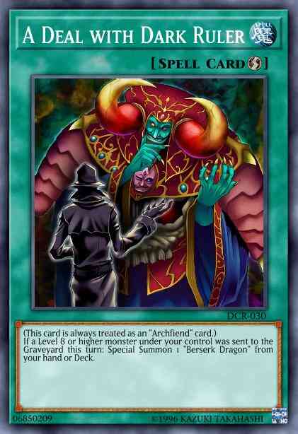 A Deal with Dark Ruler - DCR-030 - Common - 1st Edition