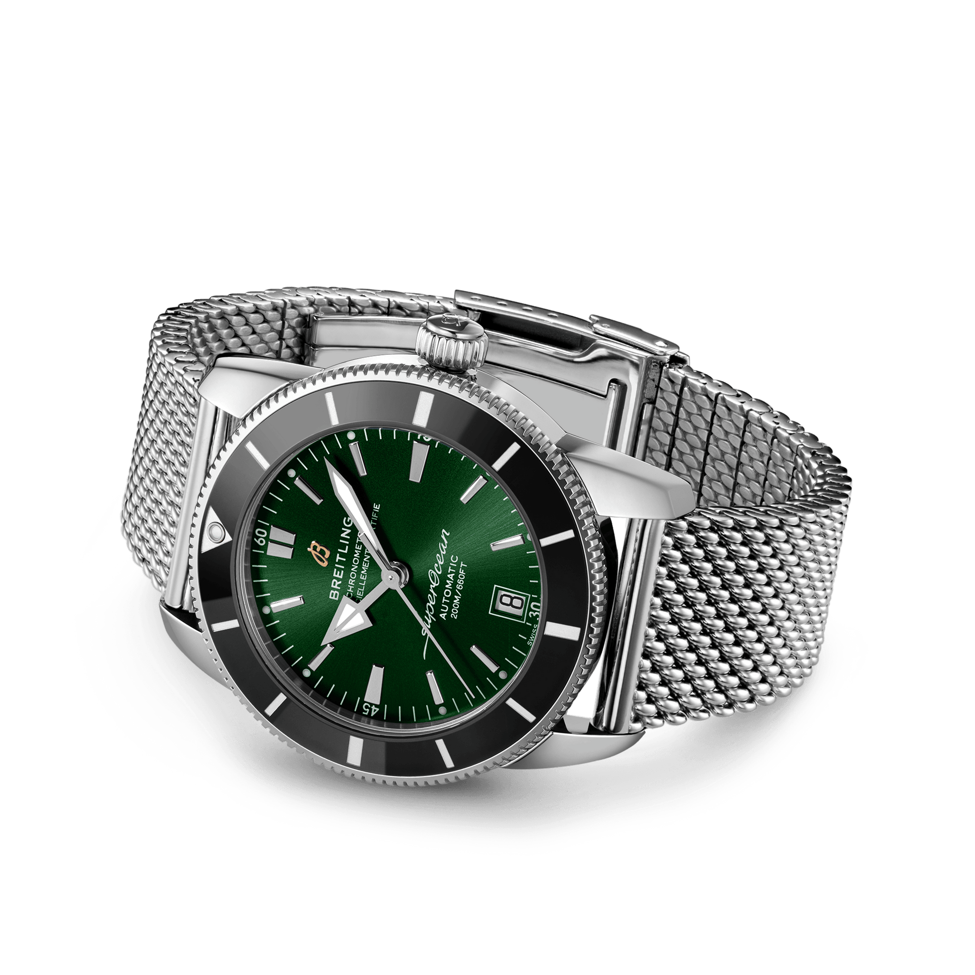 Breitling Superocean Heritage B20 Green Dial Men 42mm