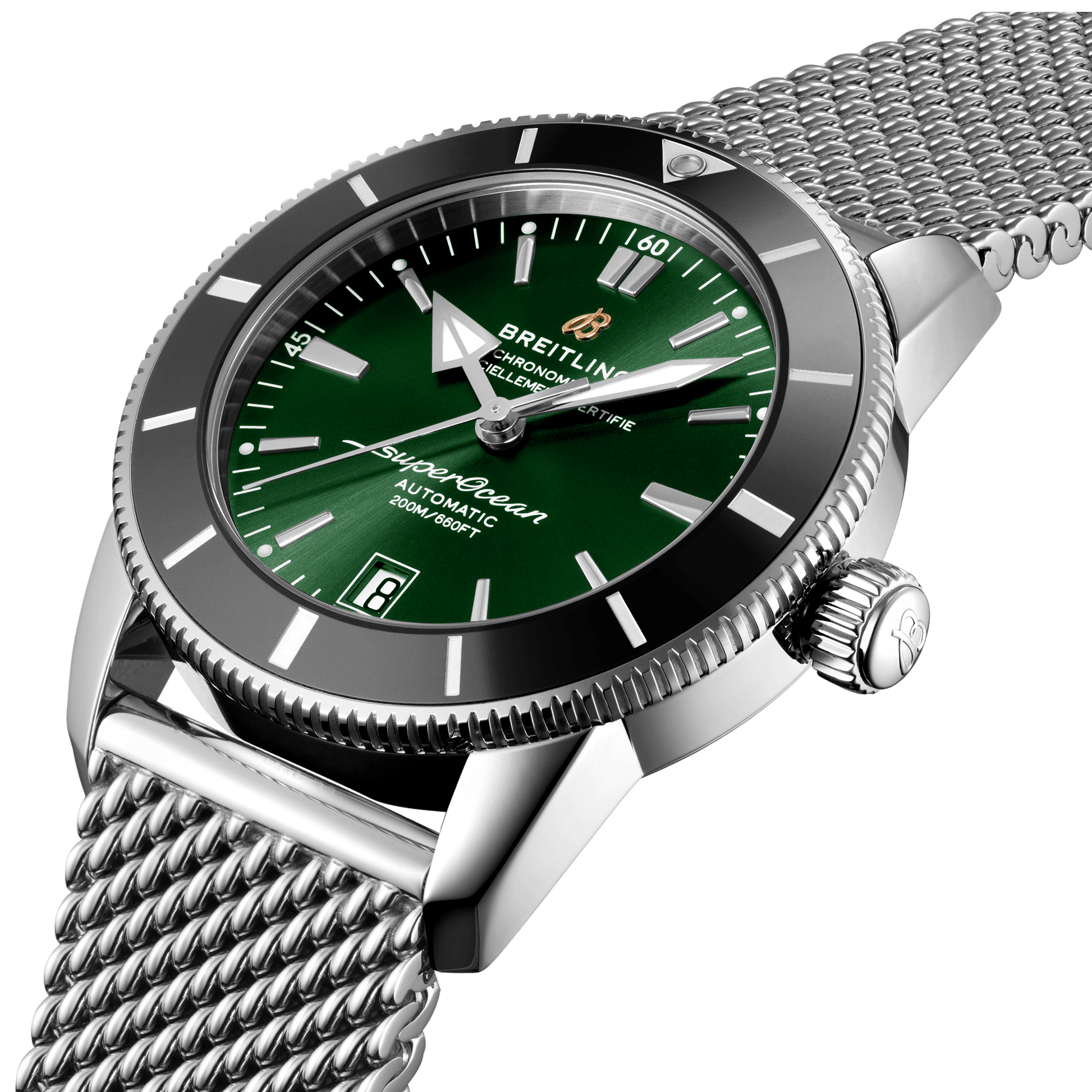 Breitling Superocean Heritage B20 Green Dial Men 42mm
