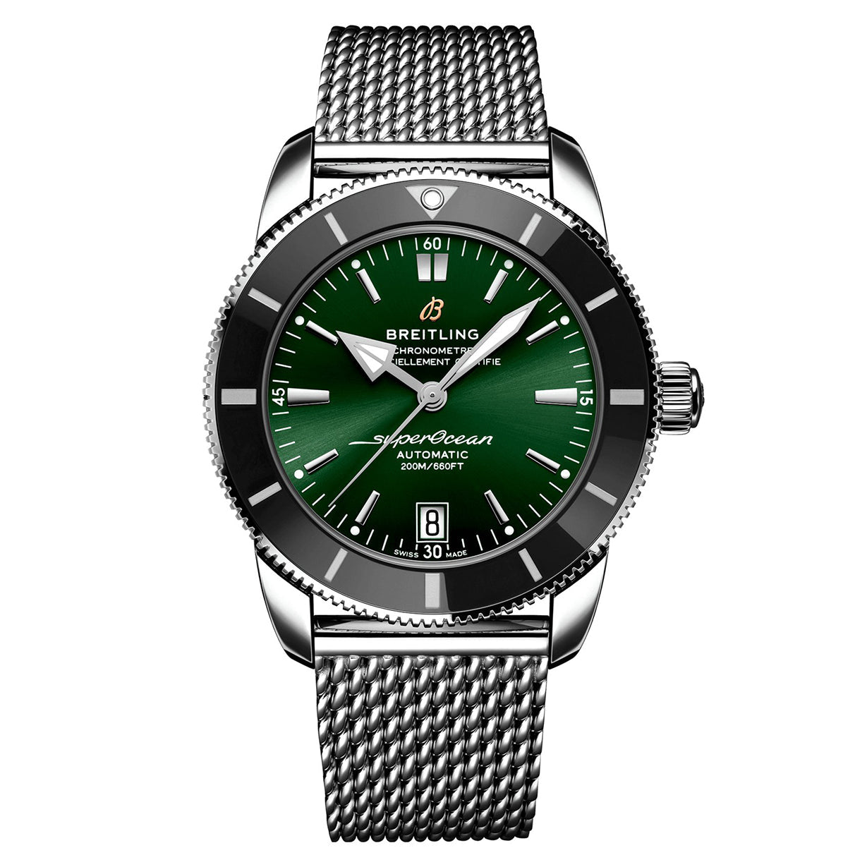 Breitling Superocean Heritage B20 Green Dial Men 42mm
