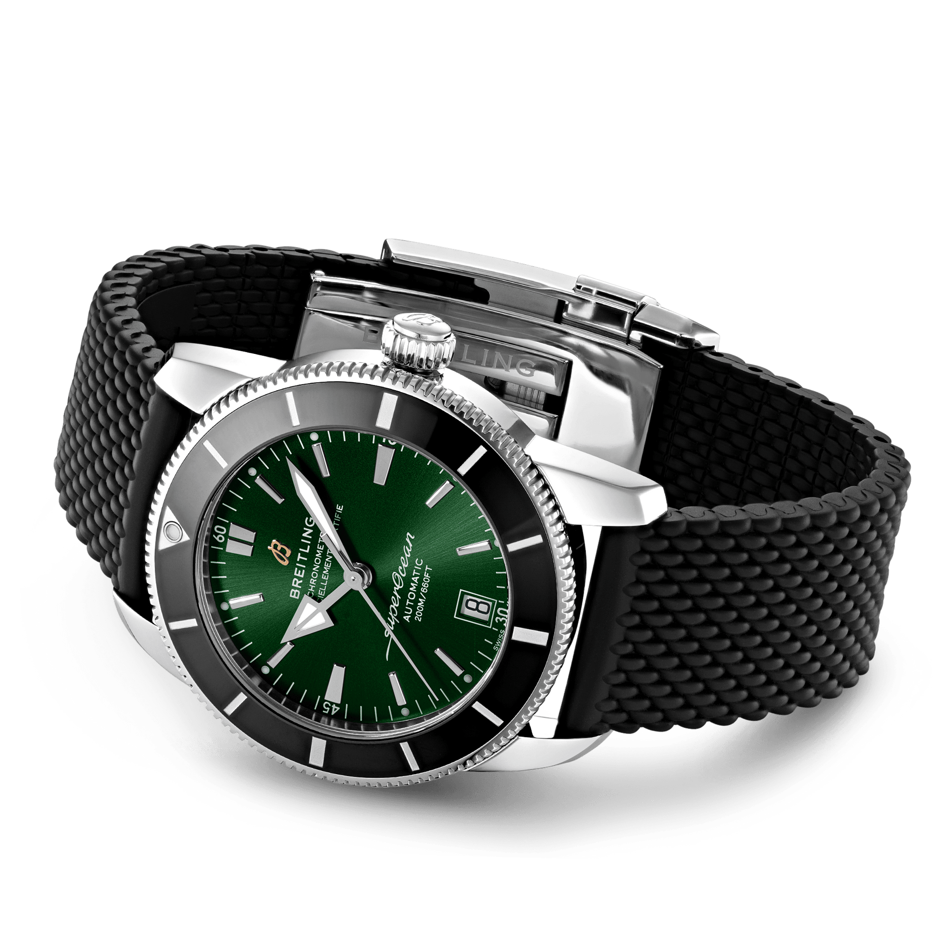 Breitling Superocean Heritage B20 Green Dial Men 42mm