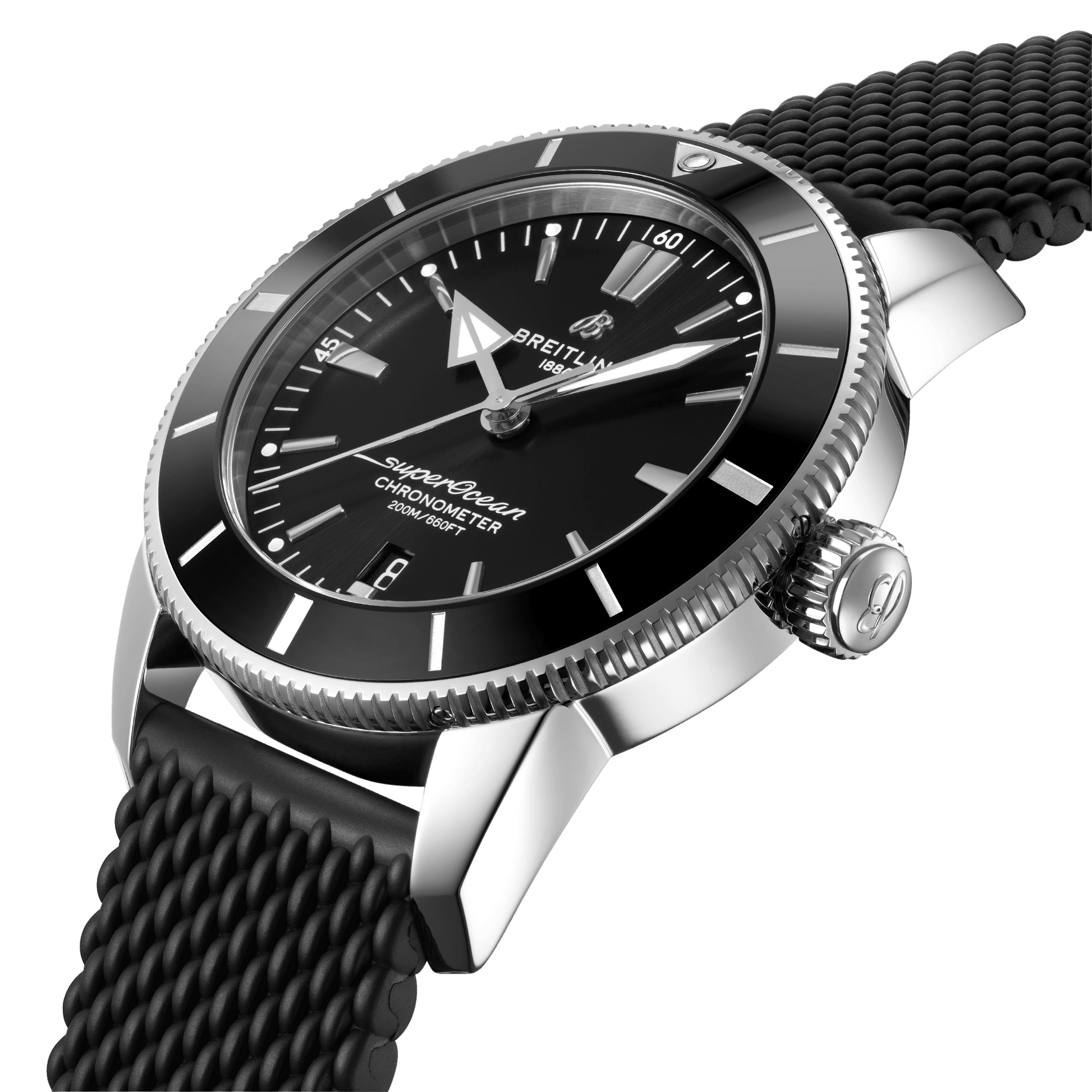 Breitling Superocean Heritage B20 Black Dial Men 44mm