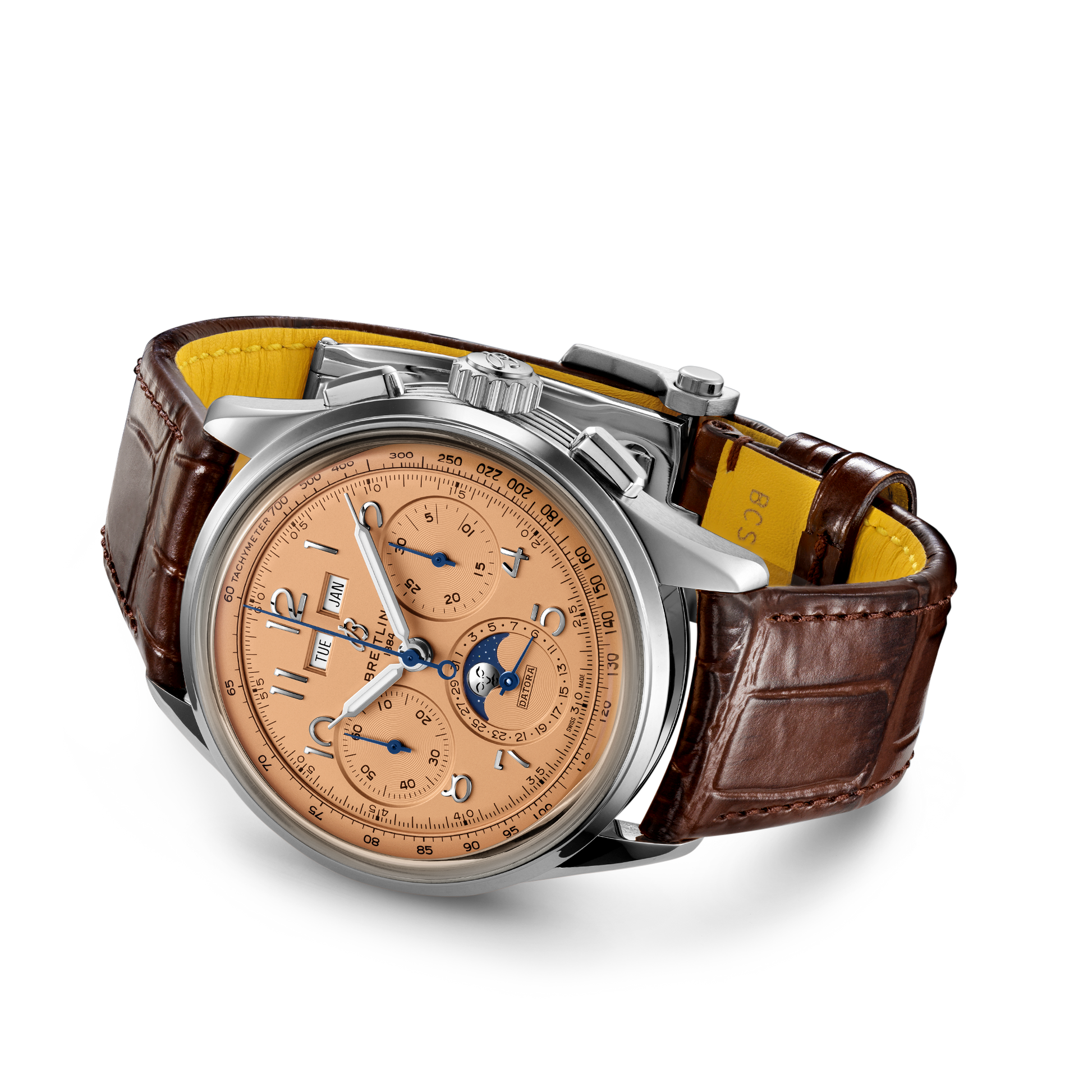 Breitling Premier B25 Datora Champagne Dial Men 42mm