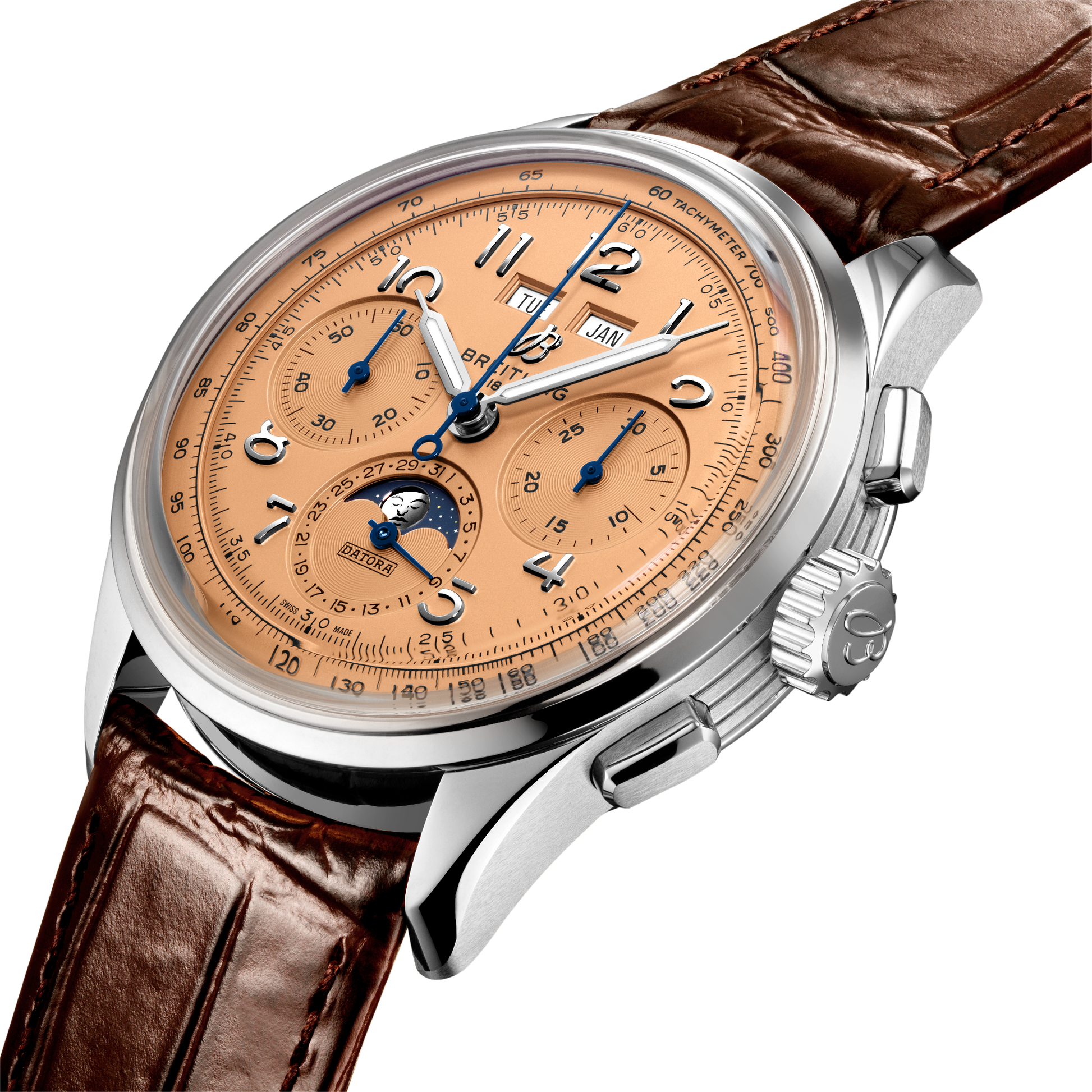 Breitling Premier B25 Datora Champagne Dial Men 42mm