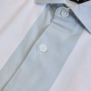 Light Green Stripes Slim Fit Shirt